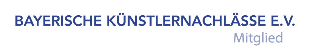 Mitglied BAYERISCHE KÜNSTLERNACHLÄSSE E.V. Logo der BAYERISCHE KÜNSTLERNACHLÄSSE E.V.